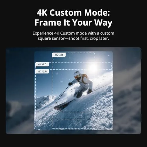 The Action 6 next to a rival fixed aperture action camera