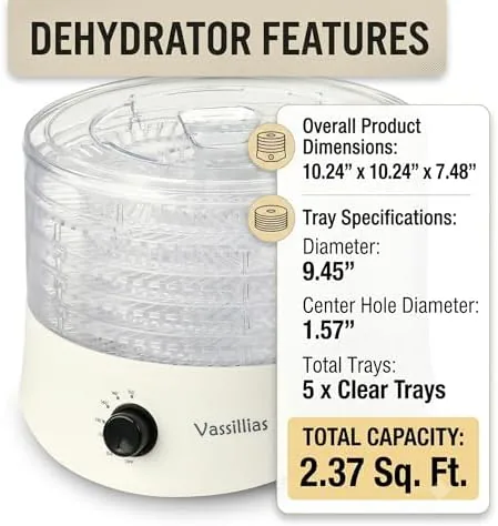 Close look at the Small Food Dehydrator Dryer - Dehydrator for Healthy Food | build quality