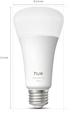 Close look at the Philips Hue Smart LED A21 Bulb, 13.5W, E26, 2-Pack | build quality