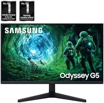 Close look at the Samsung 27" Odyssey G5 (G53F) Series QHD Gaming Monitor | build quality