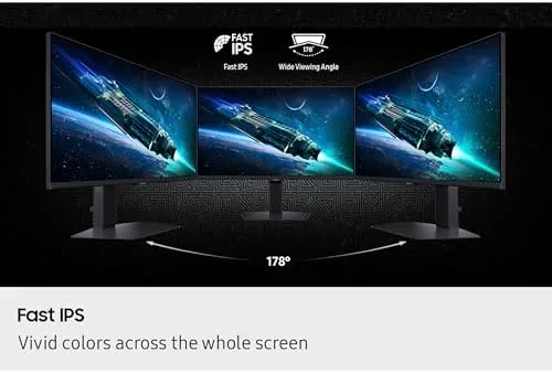 Comparison of the Odyssey G6 with a standard 240Hz monitor on a desk