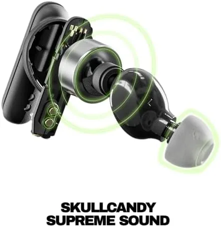 The Skullcandy Smokin' Buds Wireless Noise Isolating Earbuds - Preppy Blue compared in context
