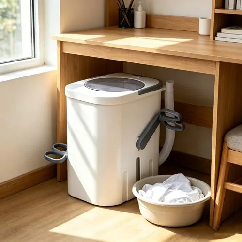 Testing the Manual Clothes Washer, Non electric Portable Rotary Washing Machine, Compact over two weeks
