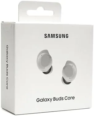 Galaxy Buds Core charging case open with both earbuds inside