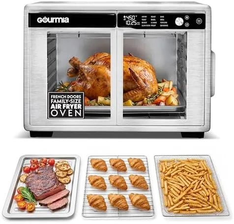 Gourmia French Door Air Fryer Oven Review: Why Stainless Steel Wins