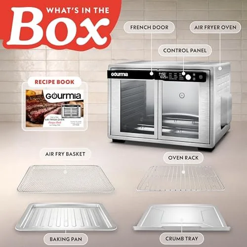 Comparison of the Gourmia stainless oven with a basket air fryer