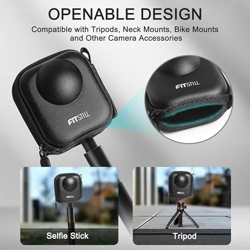 The FiTSTILL Black PU Mini Carrying Case for for for Go in real use