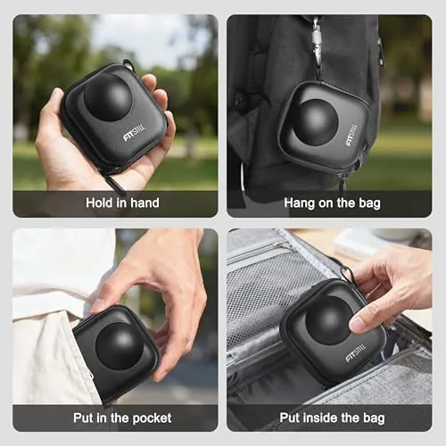The FiTSTILL Black PU Mini Carrying Case for for for Go compared in context