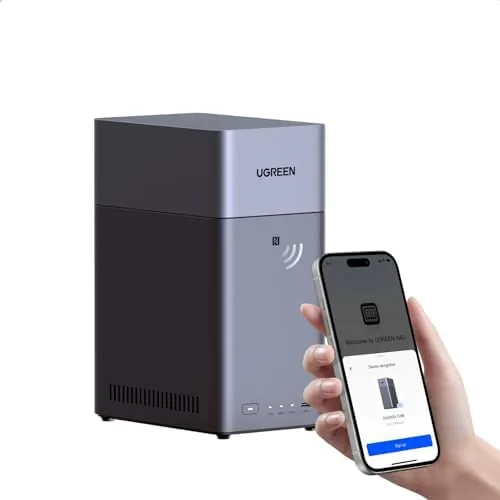 Overview of the UGREEN NAS DH2300 2-Bay Desktop NAS, Support Capacity 64TB (Diskless)