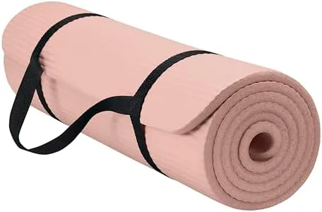 Overview of the Gaiam Thick Yoga Mat, Exercise & Fitness Mat with Easy-Cinch