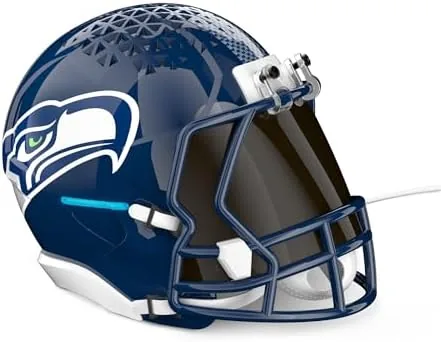 NFL Echo Dot bundle with the Seattle Seahawks helmet stand and Echo Dot