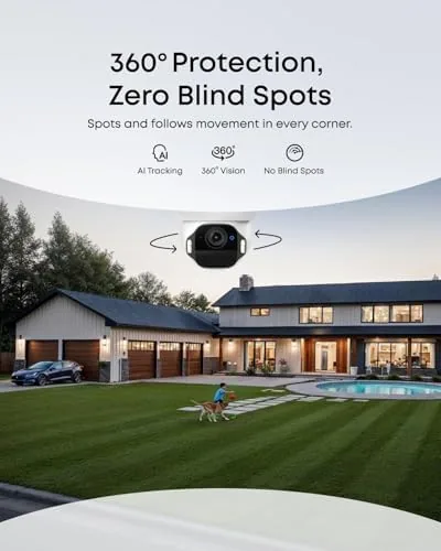 Night vision capture from the eufy SoloCam E42 showing a clear image