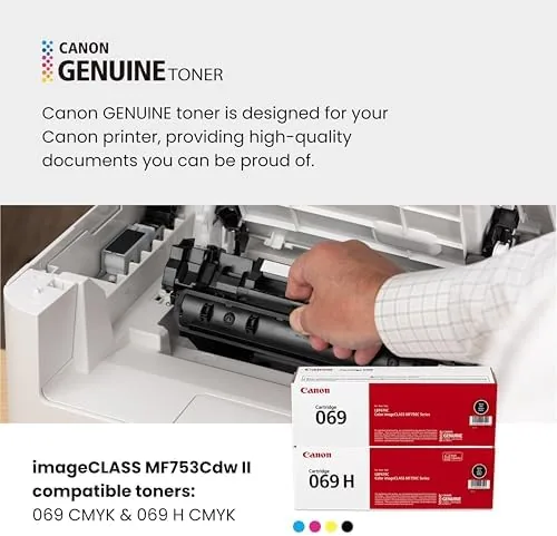 The Canon Color imageCLASS MF753Cdw II - All-in-One Color Duplex Laser compared in context