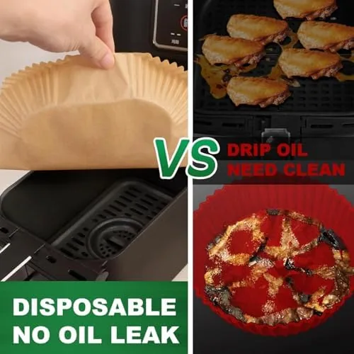 The 200Pcs Air Fryer Liners Parchment Paper for Bella 4Qt Slim compared in context