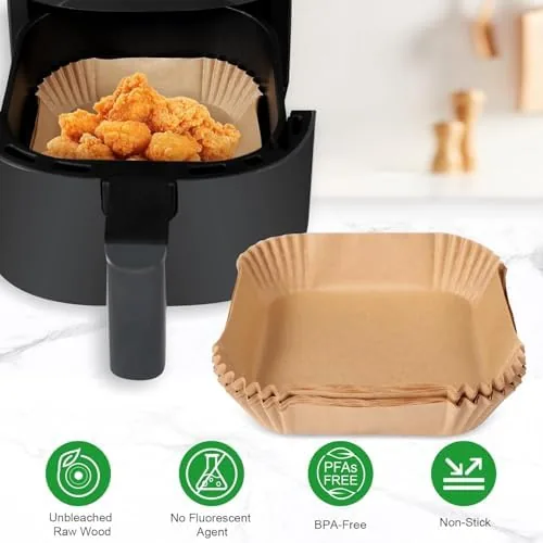 Testing the 200Pcs Air Fryer Liners Parchment Paper for Bella 4Qt Slim over two weeks