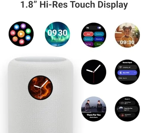 Close look at the WiiM Sound Smart Speaker with Hi-Res Audio, WiFi and Touchscreen build quality