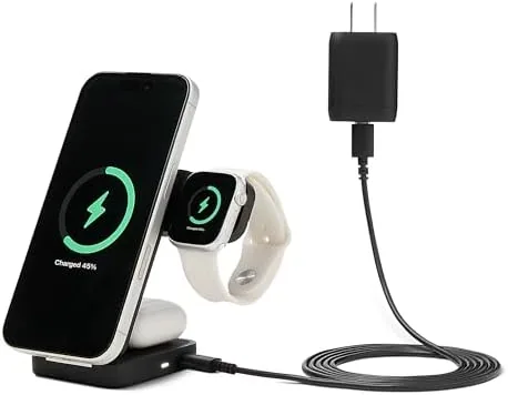 The Amazon Basics MagSafe Compatible 25W Fast Charging Qi2.2 Certified 3-in-1 compared in context