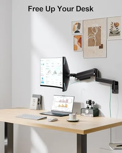 The MOUNT PRO Monitor Wall Mount for 22"-49" Ultrawide Flat & compared in context