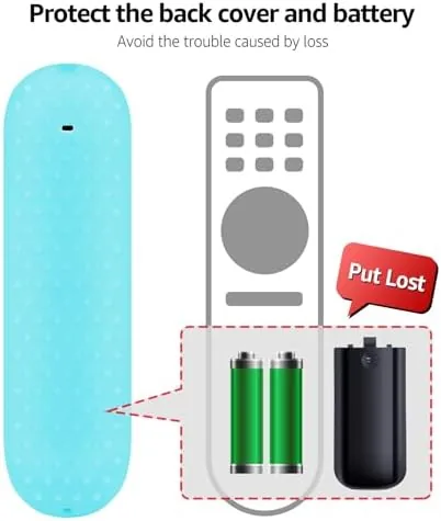 Another view of the ZWP Remote Silicone Case Compatible for Google TV Streamer 4K