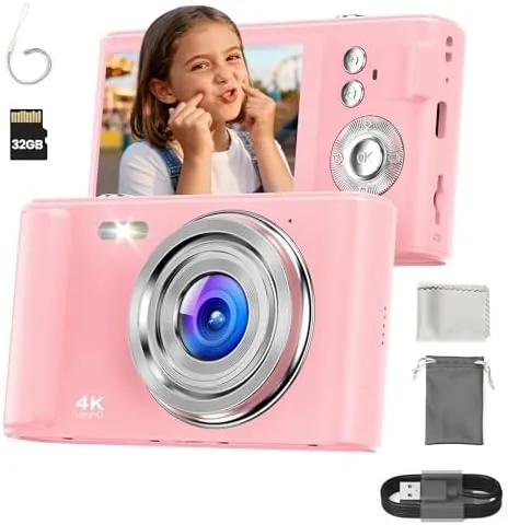 Digital Camera 4K for Kids: 48MP Pink Camera for Teens Photography - Christmas Birthday Review: Tested and Rated