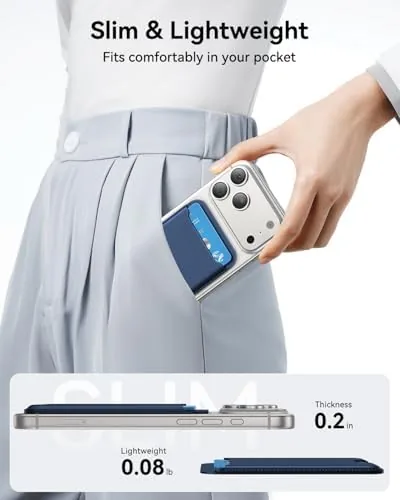 Close look at the TWZKG for MagSafe Wallet, 3 Cards Holder, Slim Magnetic Phone build quality