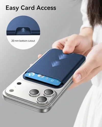 The TWZKG for MagSafe Wallet, 3 Cards Holder, Slim Magnetic Phone in real use