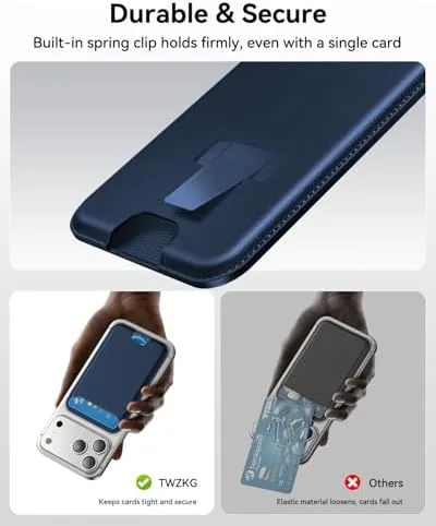 The TWZKG for MagSafe Wallet, 3 Cards Holder, Slim Magnetic Phone compared in context