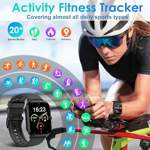 Close look at the Smart Watch for Men Women Make Call Answer 1.85" with build quality