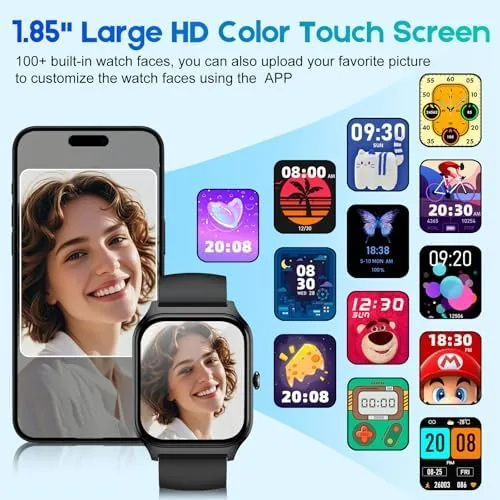 The Smart Watch for Men Women Make Call Answer 1.85" with compared in context