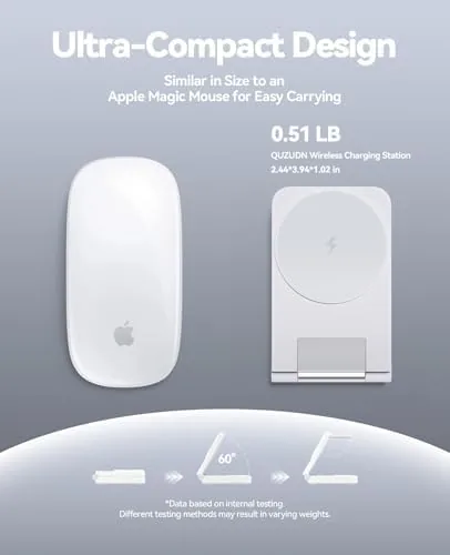 Close up of the iPhone snapping into magnetic alignment on the charging pad