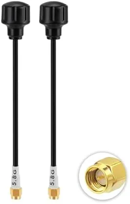 Eightwood 5dBi 5.8GHz FPV Antenna 2-Pack, SMA Male Antenna Long Range | for FPV Review: Tested and Rated