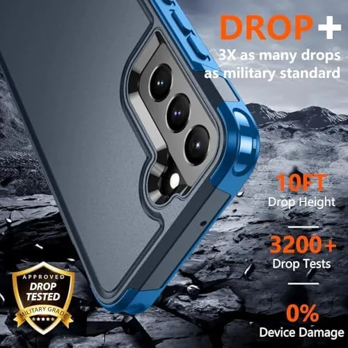 Close look at the SPIDERCASE Designed for Samsung Galaxy S22 Case, [10 FT Military build quality