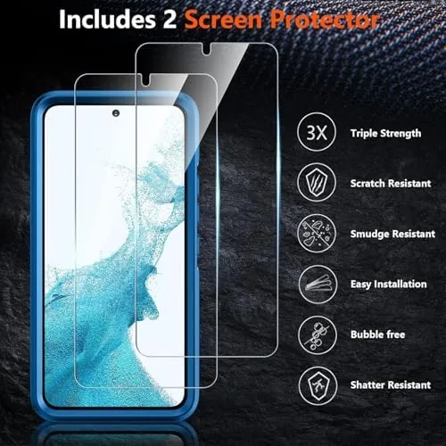 Another view of the SPIDERCASE Designed for Samsung Galaxy S22 Case, [10 FT Military