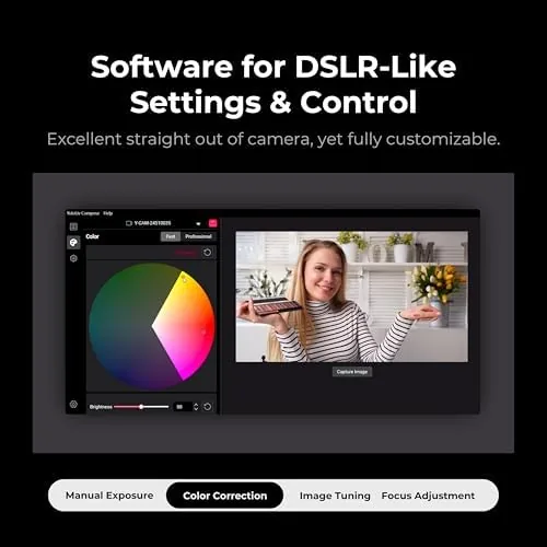 The YOLOLIV YoloCam S3, 4K Streaming Webcam for PC & Mac compared in context