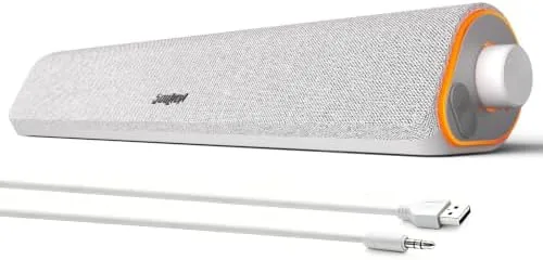 Overview of the SOULION Bluetooth Computer Speakers PC Sound Bar for Desktop Monitor