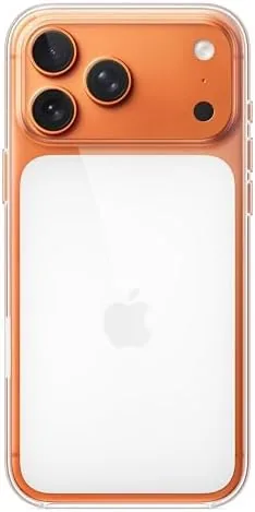 Close look at the Apple iPhone 17 Pro Max Clear Case with MagSafe MagSafe build quality