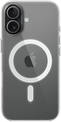 The Apple iPhone 17 Pro Max Clear Case with MagSafe MagSafe in real use