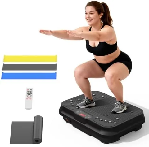 Vibration Plate with Resistance Bands Review: Recovery and Conditioning in One Machine