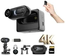 4K Mini Body Camera 128GB, Thumb Size Action Body Cam, Wearable Sports Cameras,Hands-Free POV Review: Tested and Rated
