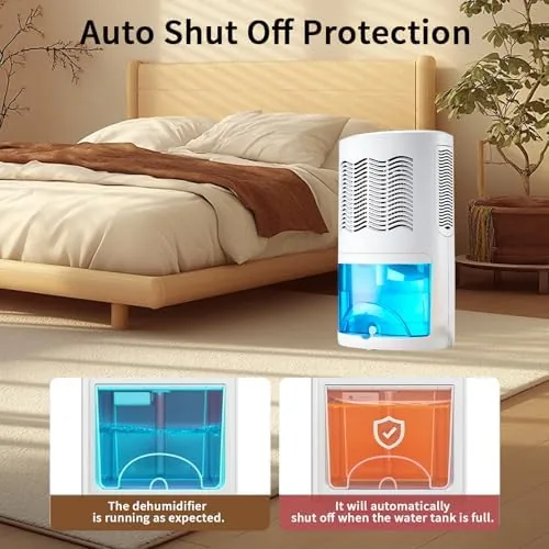 The Small Dehumidifier for Bedroom up to 1000 Sq.Ft with Drain in real use