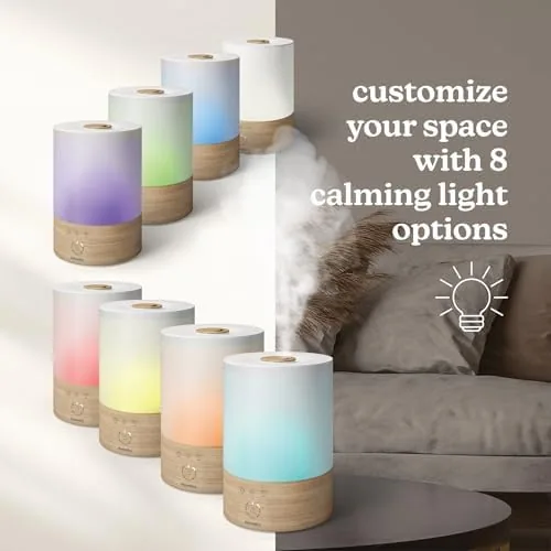 Another view of the Homedics Cool Mist Ultrasonic Humidifier, 8-Colors Night Light | 0.66