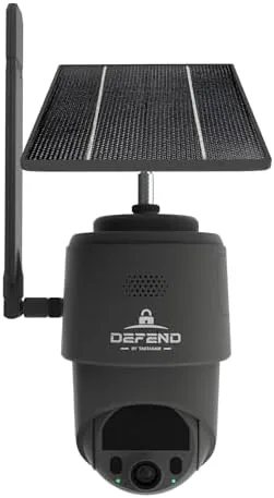 Overview of the TACTACAM Defend 360 Cellular Security Camera, Solar Power, No WiFi