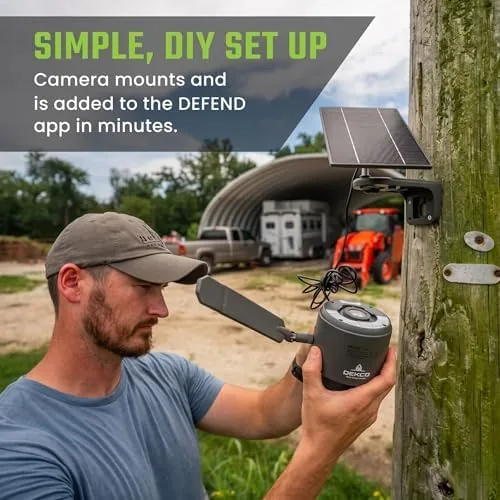Testing the TACTACAM Defend 360 Cellular Security Camera, Solar Power, No WiFi over two weeks