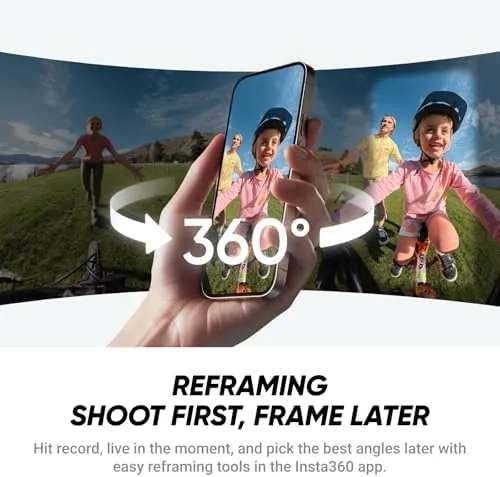 The Insta360 X4 Air - Lightweight 165g 8K 360 Camera, Invisible in real use