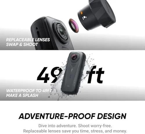 The Insta360 X4 Air - Lightweight 165g 8K 360 Camera, Invisible compared in context