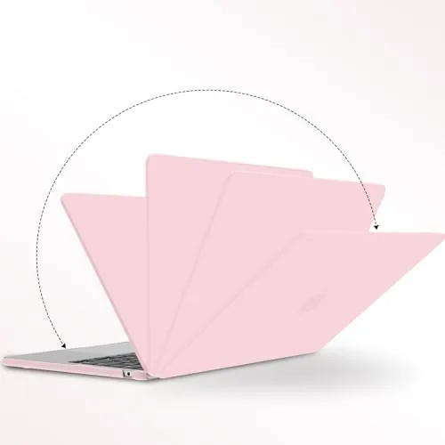 Detail shot of the G JGOO Compatible with MacBook Air 13 inch Case 2026 features