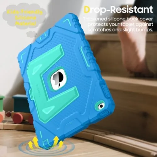 The Fintie Kid-Friendly Case for iPad 6th/5th Generation 9.7", iPad Air compared in context