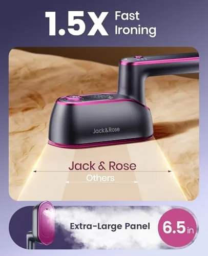 Testing the Jack & Rose Travel Steamer Iron for Clothes,1200w Iron Steamer,Portable over two weeks