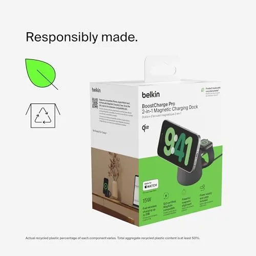 Testing the Belkin Qi2 15W Wireless Charging Dock, 2 in 1 Fast over two weeks