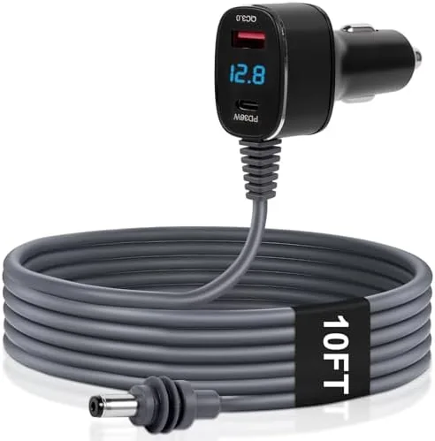 Overview of the Starlink Mini Car Charger Cable, 3-in-1 Cigarette Lighter Power Adapter
